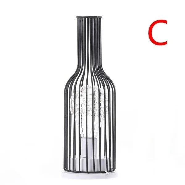 Lampa stołowa w stylu vintage z wydrążonym korpusem – nastrojowe oświetlenie w stylu retro
