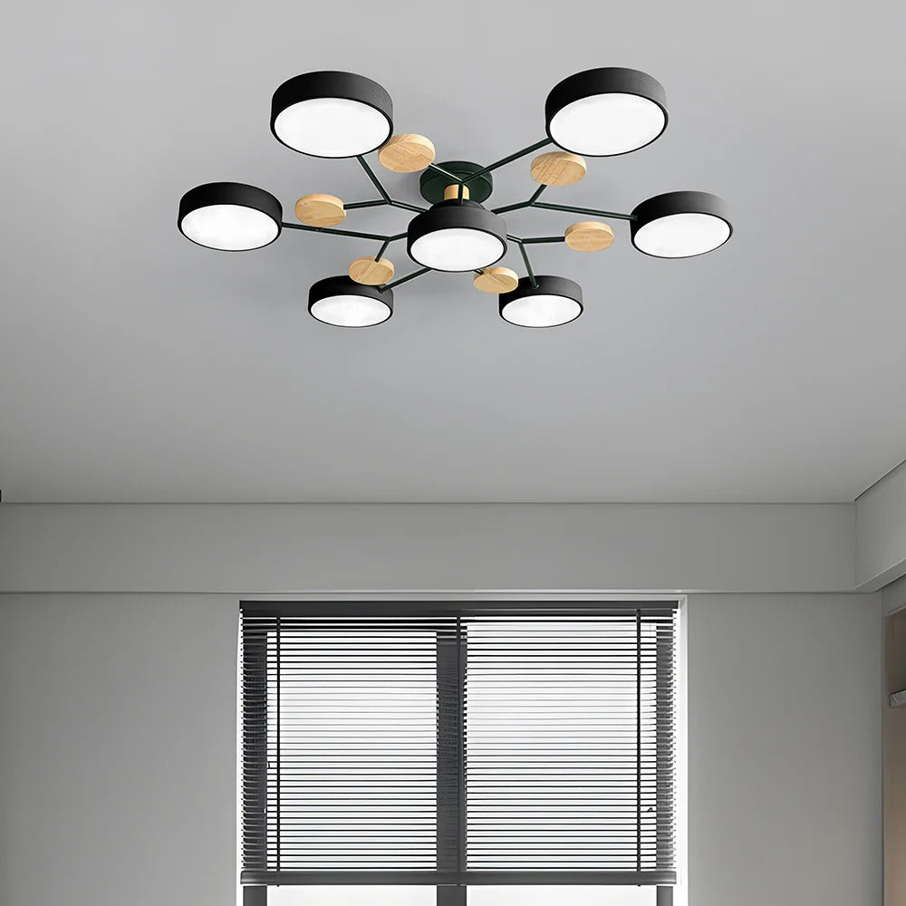 Minimalistyczna lampa sufitowa LED wnętrz