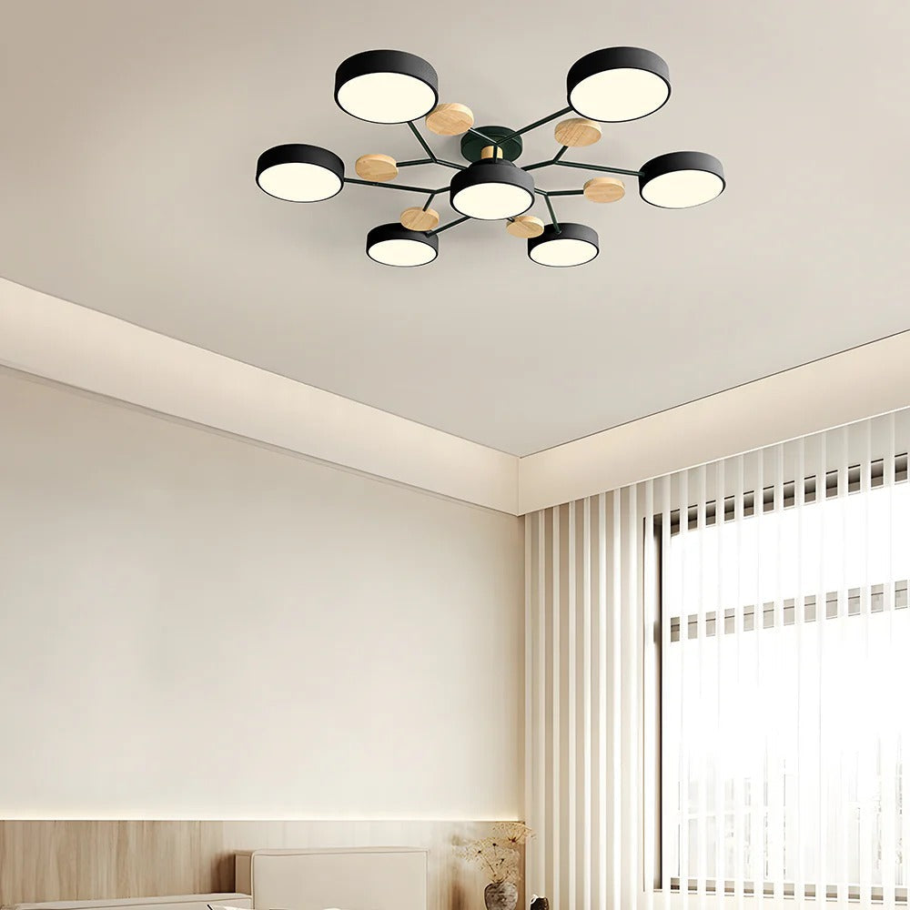 Minimalistyczna lampa sufitowa LED wnętrz