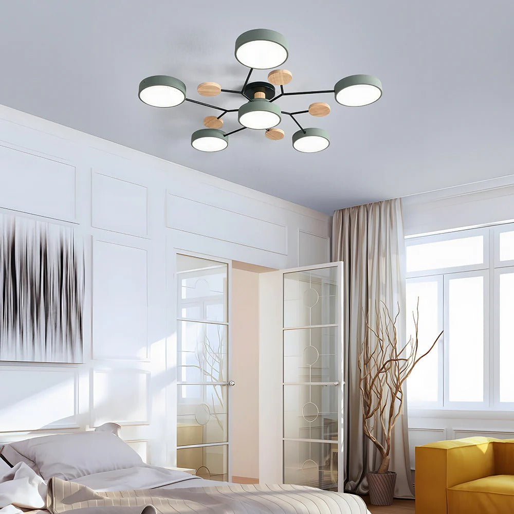 Minimalistyczna lampa sufitowa LED wnętrz