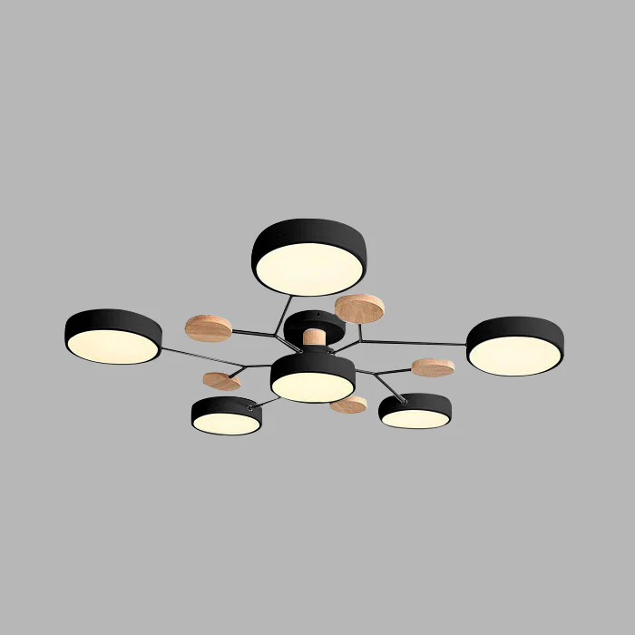 Minimalistyczna wszechstronna lampka sufitowa LED do wnętrz