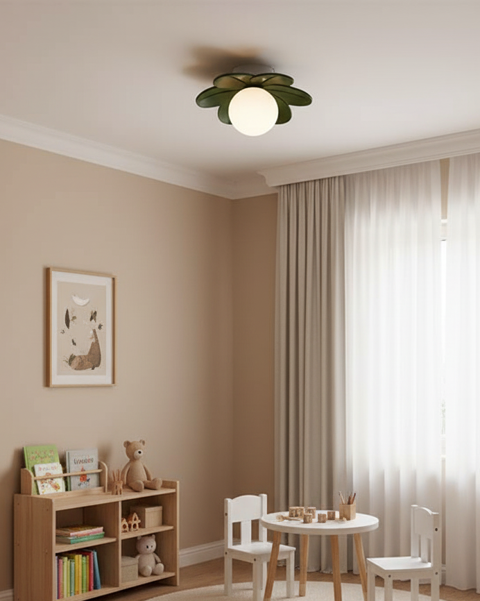 Nowoczesna lampa sufitowa o wzorze w kształcie płatków