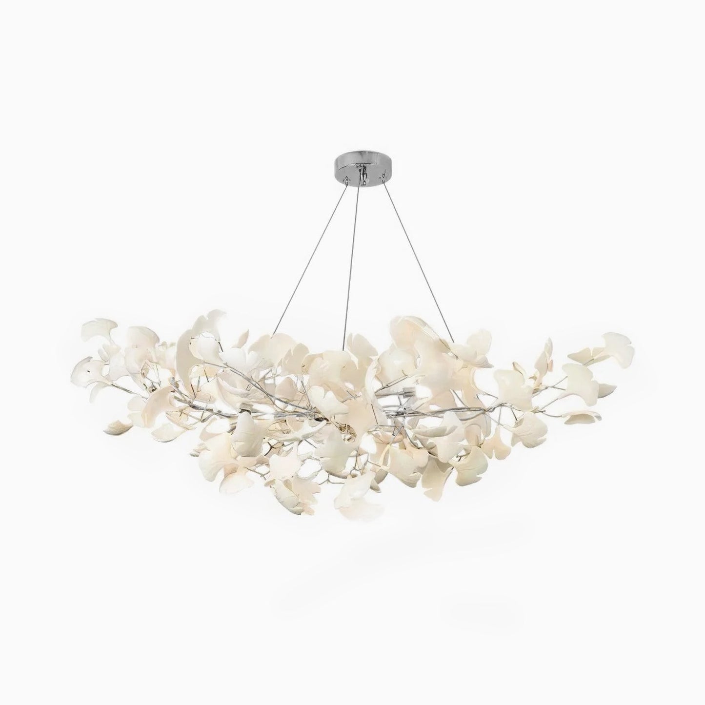 Nowoczesna wisząca lampa ścienna w kształcie liścia