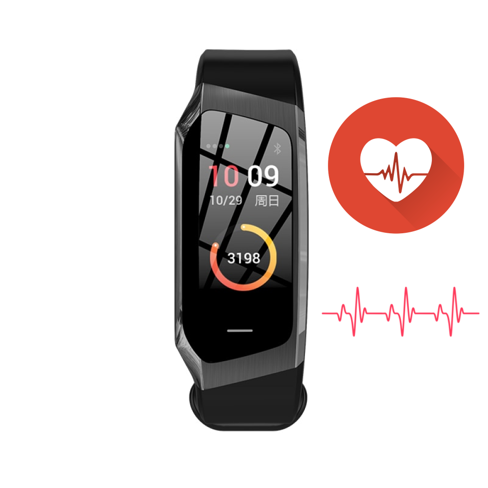 Sportowy Smartwatch z Pomiarem Ciśnienia, Pulsu i Monitorowaniem Snu