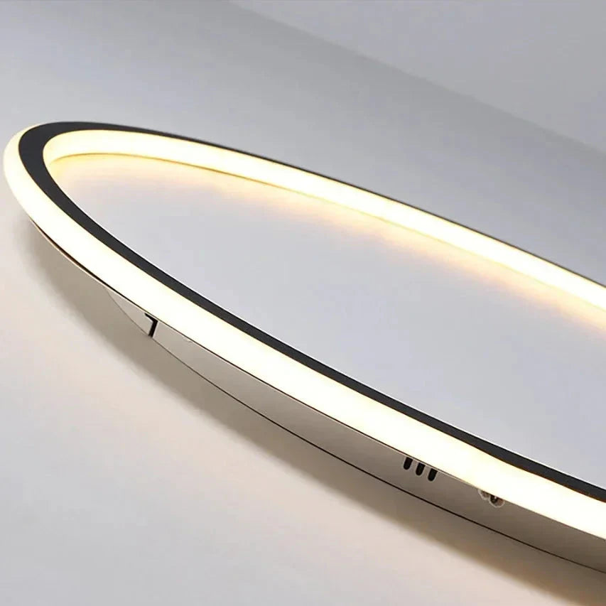 Nowoczesna skandynawska okrągła lampa sufitowa LED do salonu