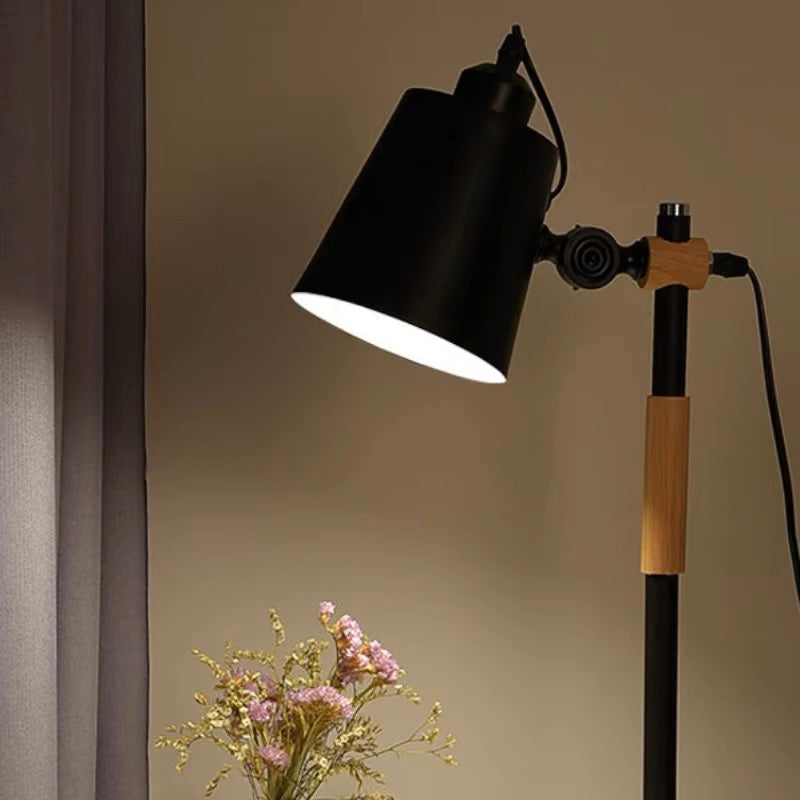 Minimalistyczna lampka nocna do sypialni w stylu skandynawskim z oświetleniem LED