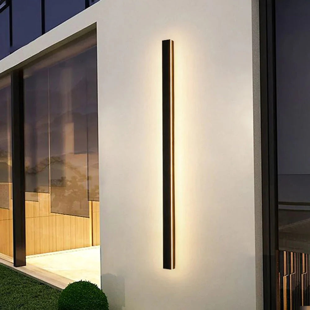 Nowoczesna lampa zewnętrzna do montażu na ścianie z oświetleniem LED