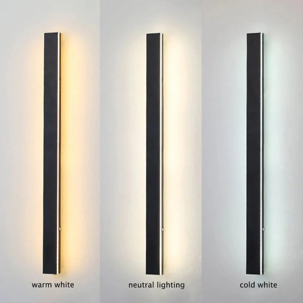 Nowoczesna lampa zewnętrzna do montażu na ścianie z oświetleniem LED
