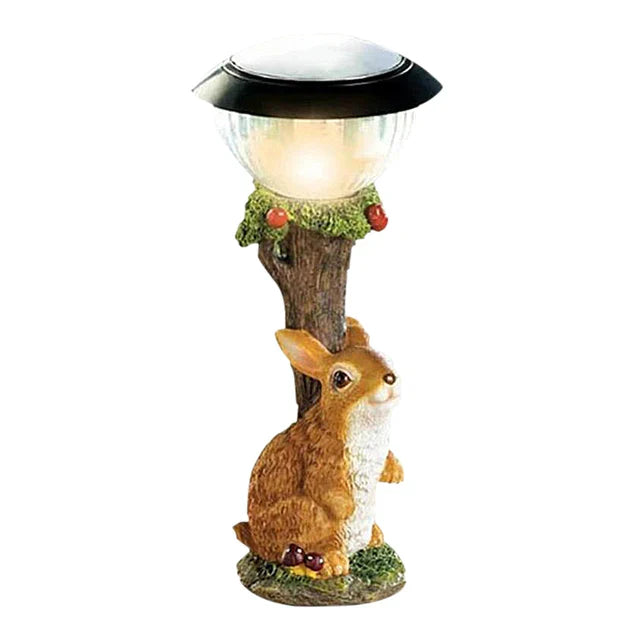 Decorative garden lamp in the shape of animals for the garden and terrace
