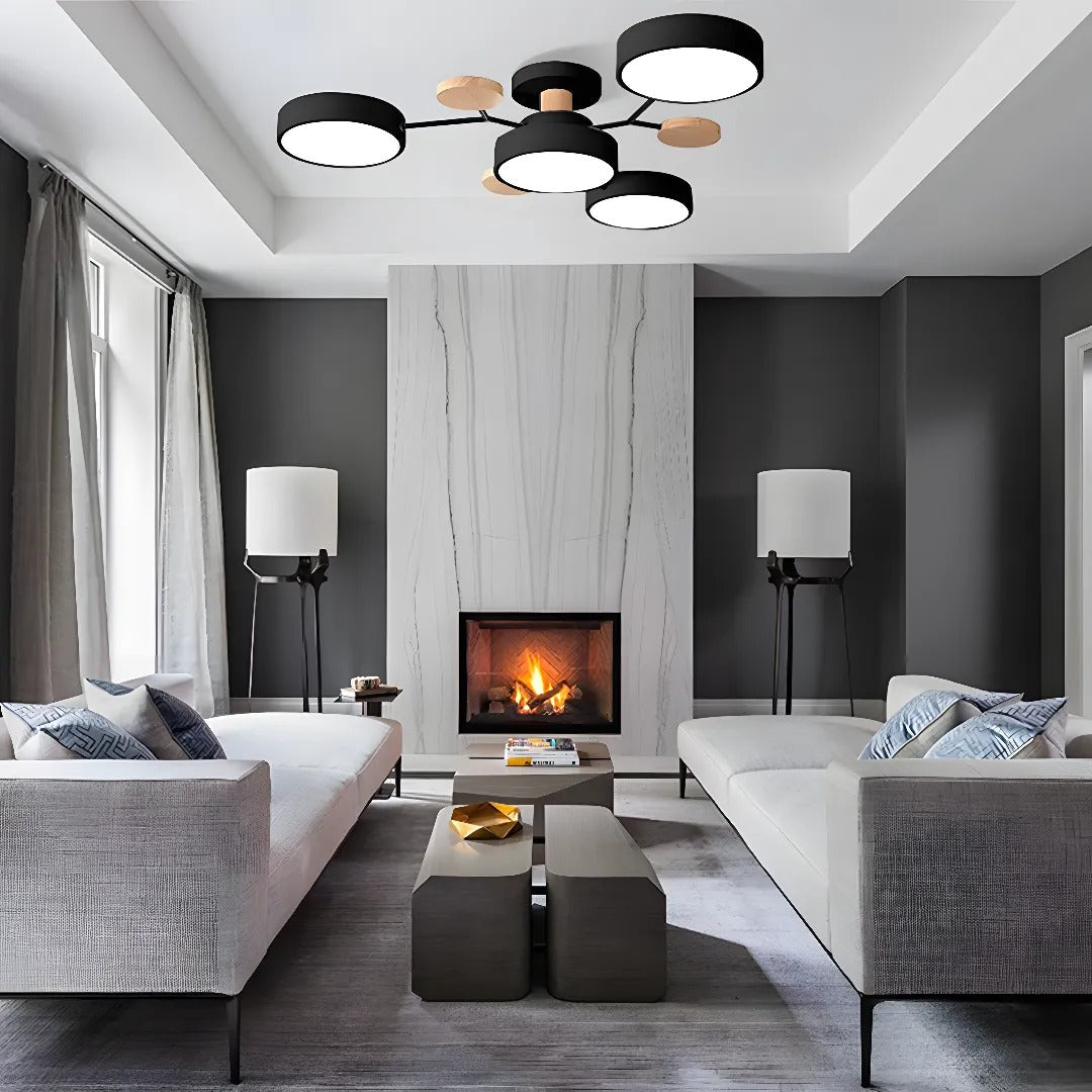 Minimalistyczna wszechstronna lampka sufitowa LED do wnętrz