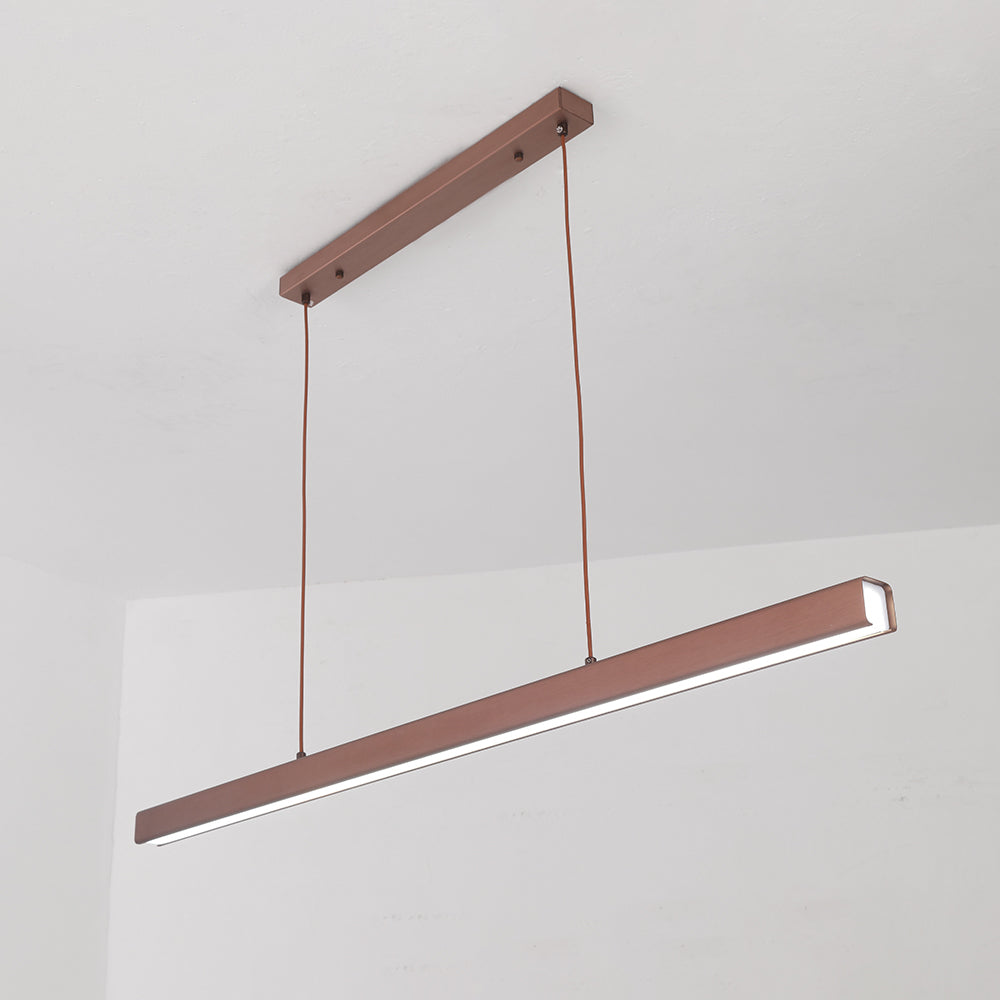 Funkcjonalna współczesna liniowa lampa wisząca LED sufitowa
