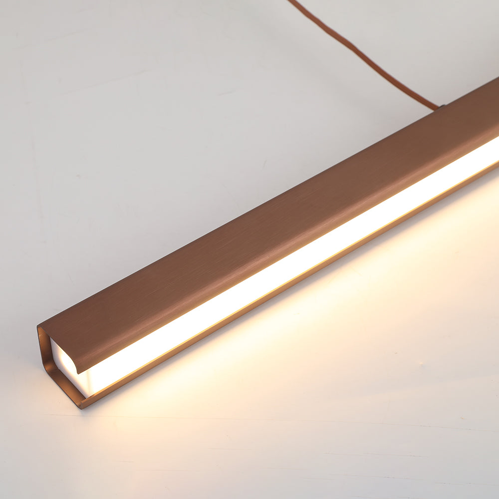 Funkcjonalna współczesna liniowa lampa wisząca LED sufitowa