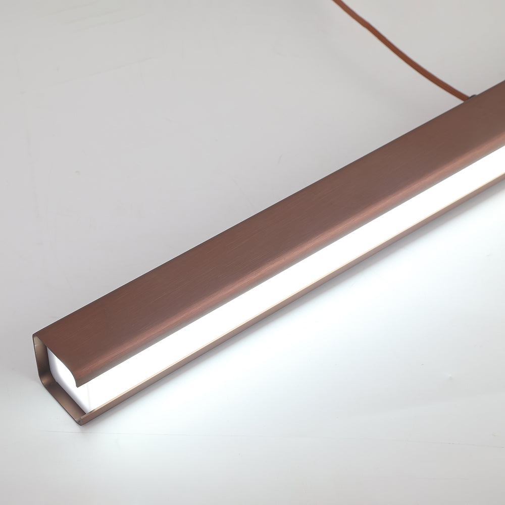 Funkcjonalna współczesna liniowa lampa wisząca LED sufitowa