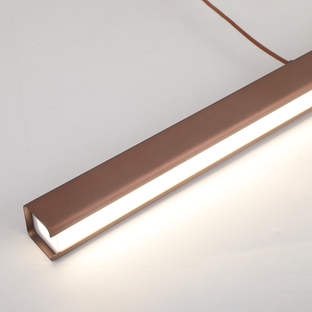 Funkcjonalna współczesna liniowa lampa wisząca LED sufitowa