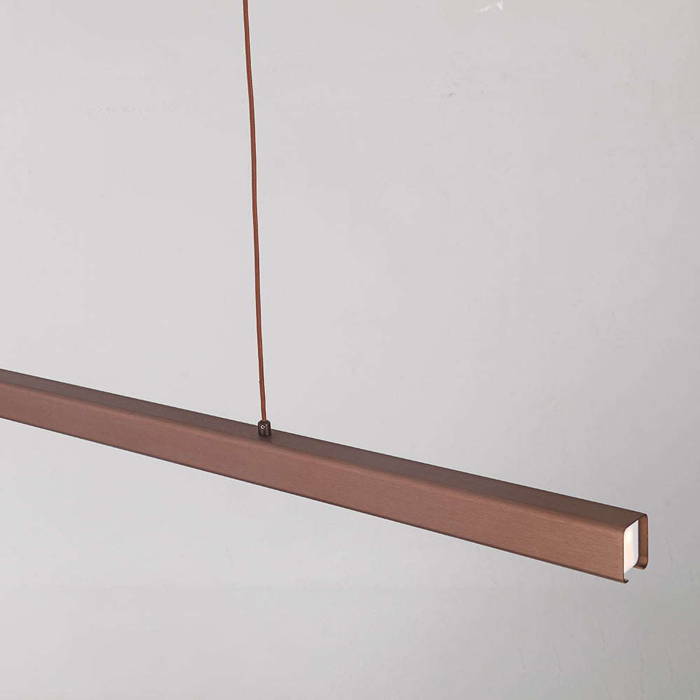 Funkcjonalna współczesna liniowa lampa wisząca LED sufitowa