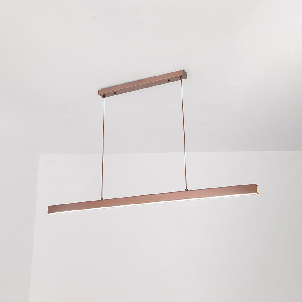 Funkcjonalna współczesna liniowa lampa wisząca LED sufitowa