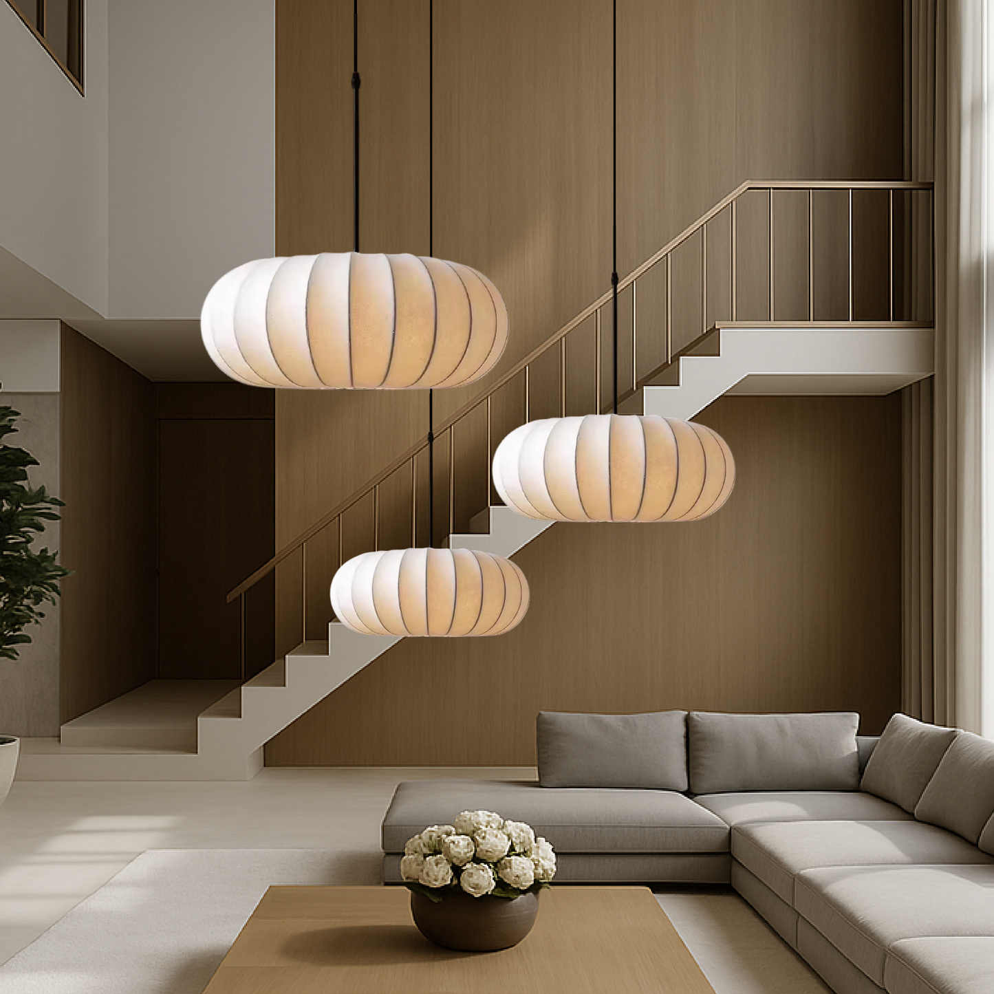 Ozdobna kreatywny lampa wisząca LED do wnętrz domowych