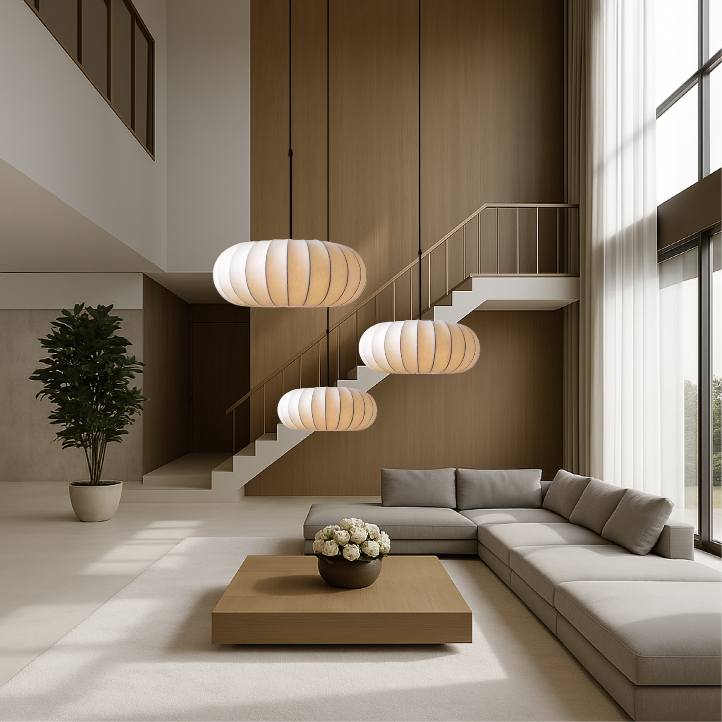 Ozdobna kreatywny lampa wisząca LED do wnętrz domowych
