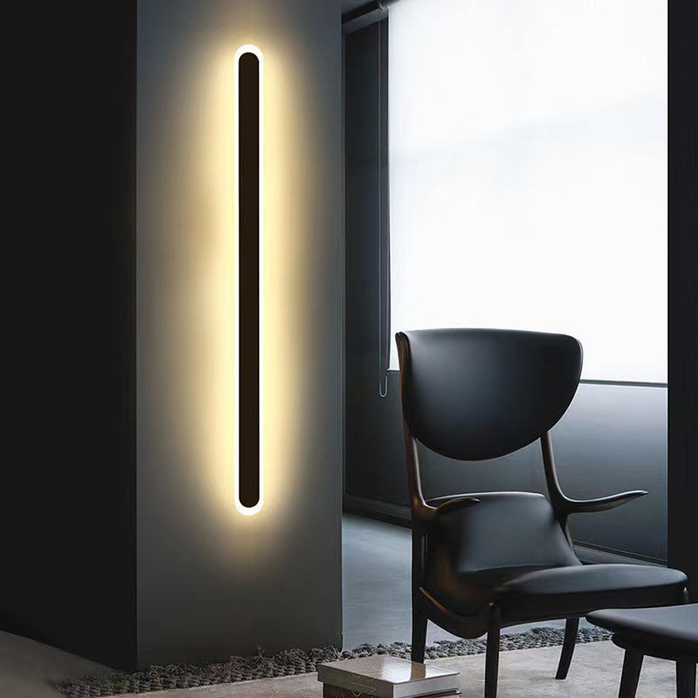 Wszechstronna regulowana liniowa lampa ścienna LED do użytku na zewnątrz