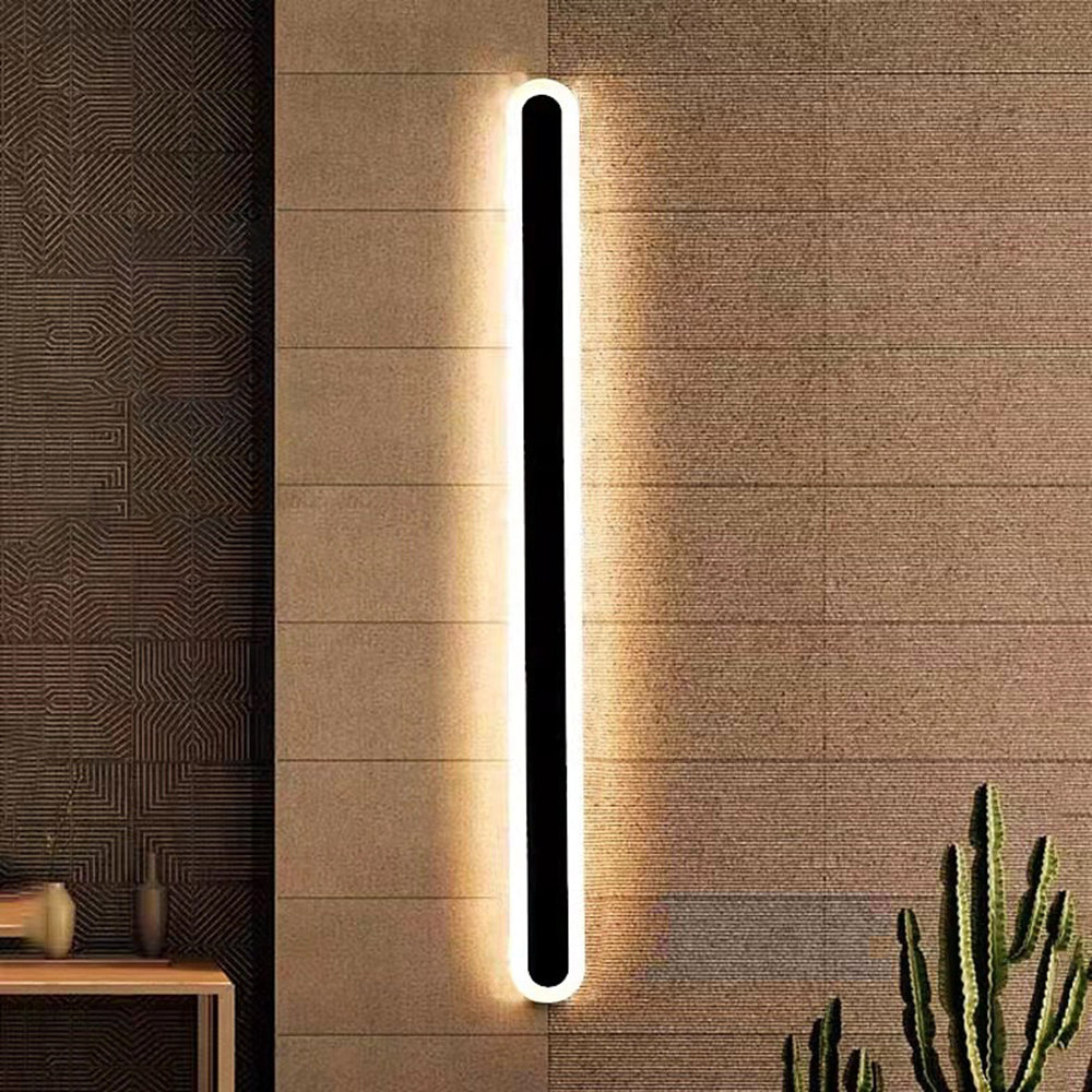 Wszechstronna regulowana liniowa lampa ścienna LED do użytku na zewnątrz