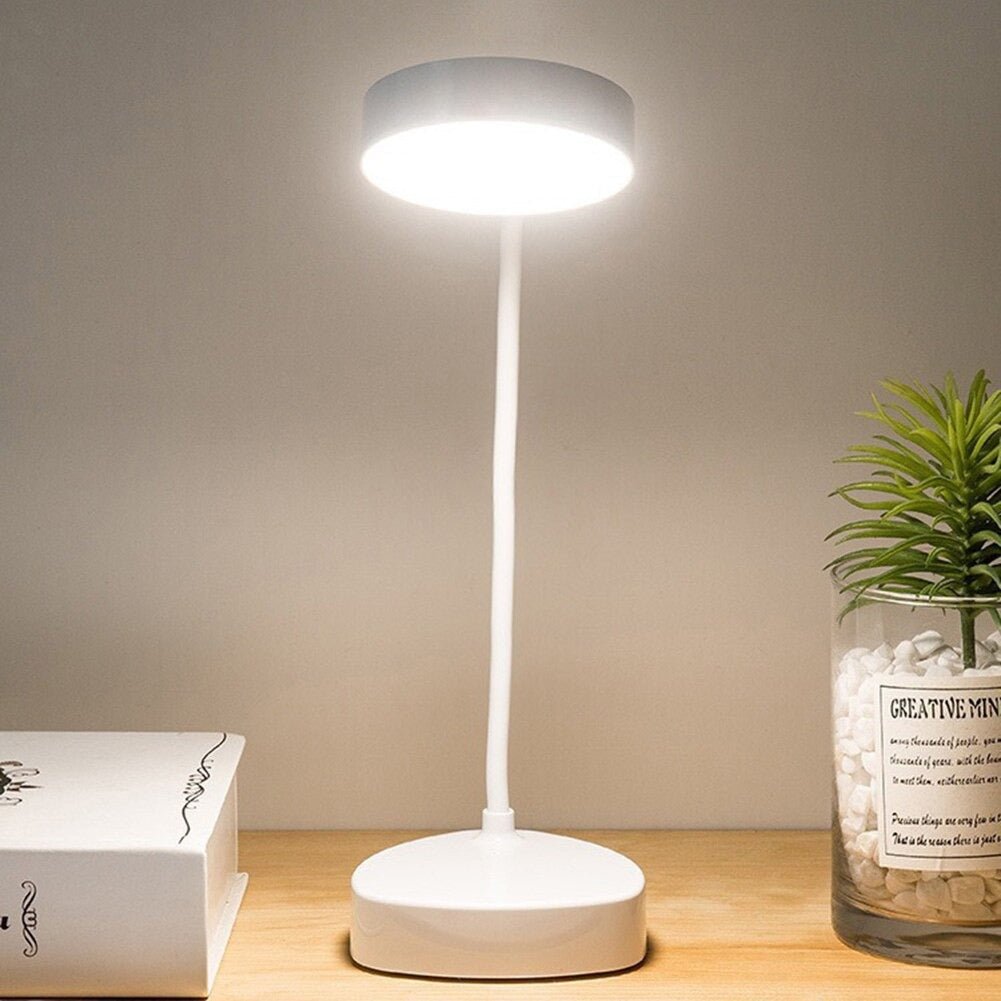 Funkcjonalna lampa biurkowa LED z regulacją jasności - Sterowaniem dotykowym i elastyczną konstrukcją