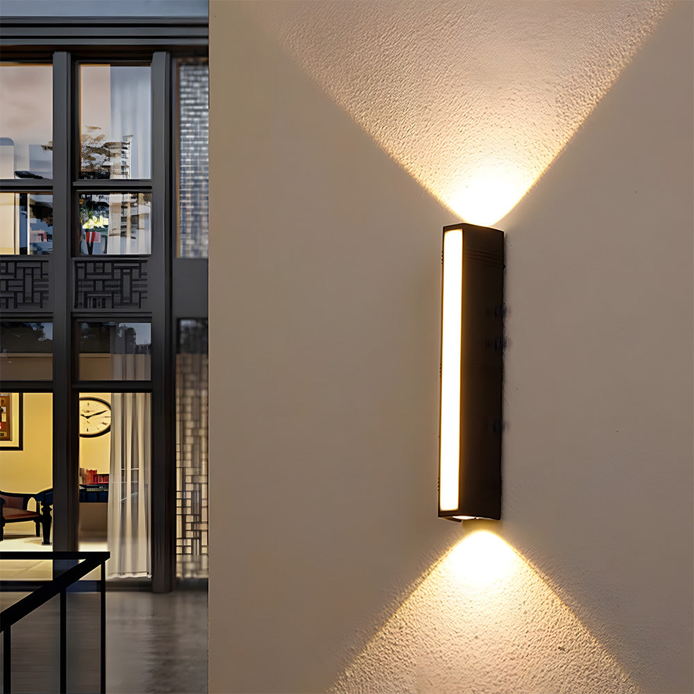 Klasyczna ultrajasna wodoodporny zewnętrzna lampa ścienna LED