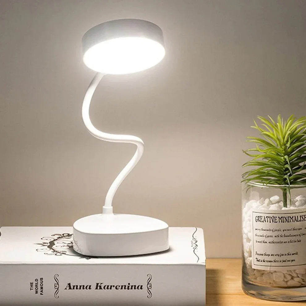 Skandynawska lampa stołowa LED z regulacją jasności za pomocą dotyku