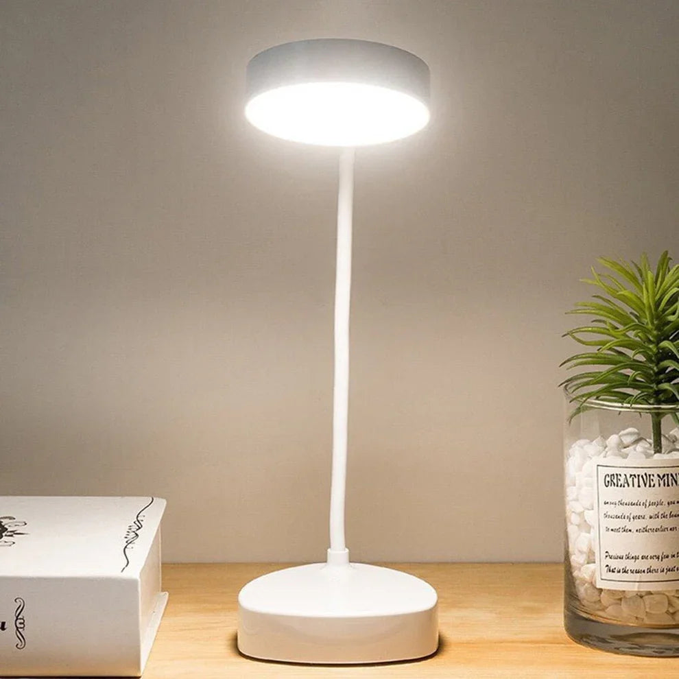 Skandynawska lampa stołowa LED z regulacją jasności za pomocą dotyku