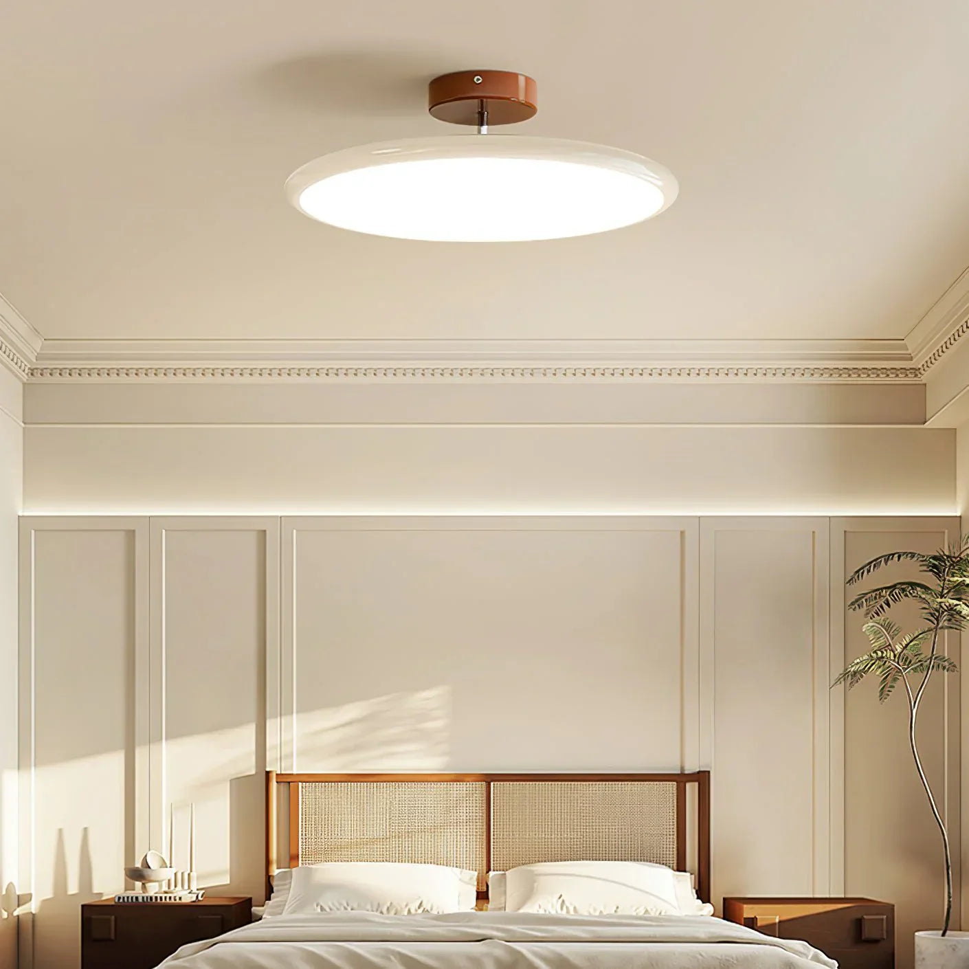Lampa sufitowa LED z regulacją i nowoczesnym designem