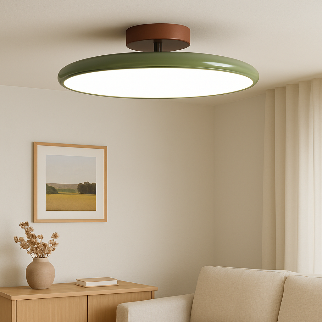 Lampa sufitowa LED z regulacją i nowoczesnym designem