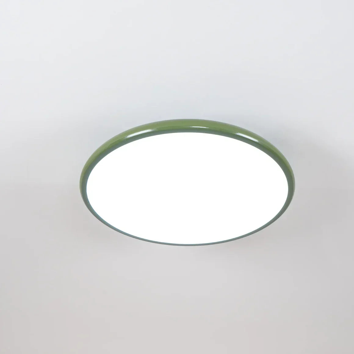 Nowoczesna okrągła lampa sufitowa LED z regulowaną głowicą punktową