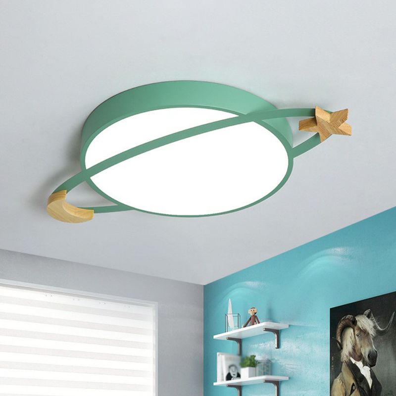 Delikatna uniwersalna nastrojowa okrągła lampa LED do nowoczesnych wnętrz