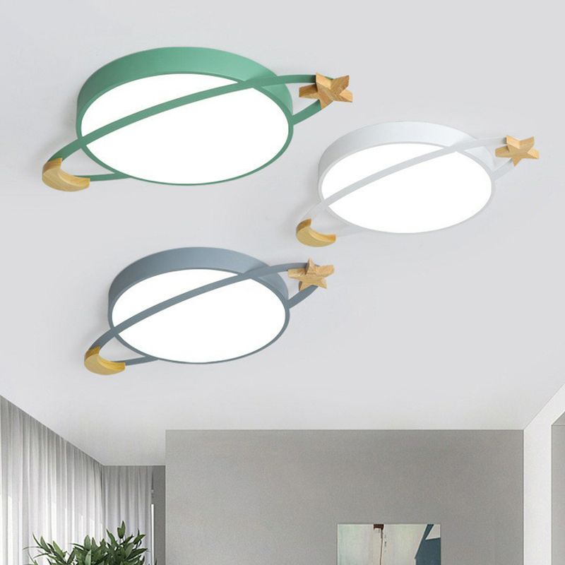 Delikatna uniwersalna nastrojowa okrągła lampa LED do nowoczesnych wnętrz
