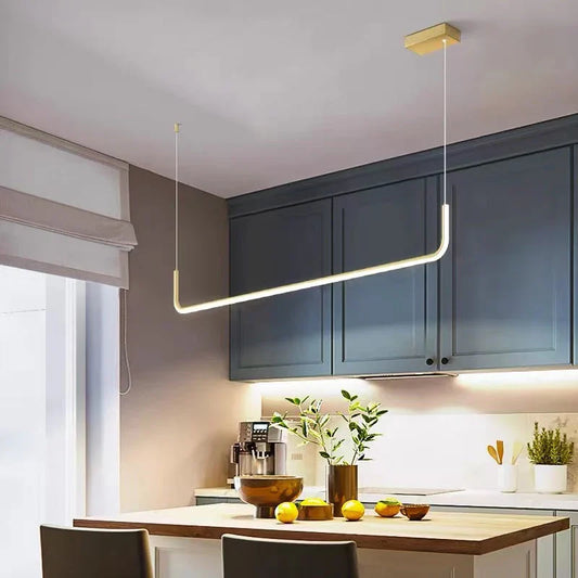 Nowoczesna lampa wisząca z wbudowaną diodą LED