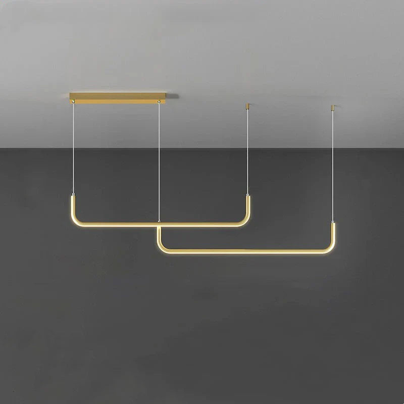 Nowoczesna lampa wisząca z wbudowaną diodą LED