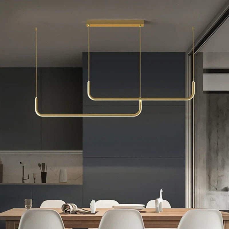 Nowoczesna lampa wisząca z wbudowaną diodą LED