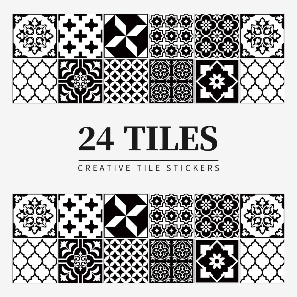 Kreatywne europejskie płytki mandala – zestaw 24 wzorów