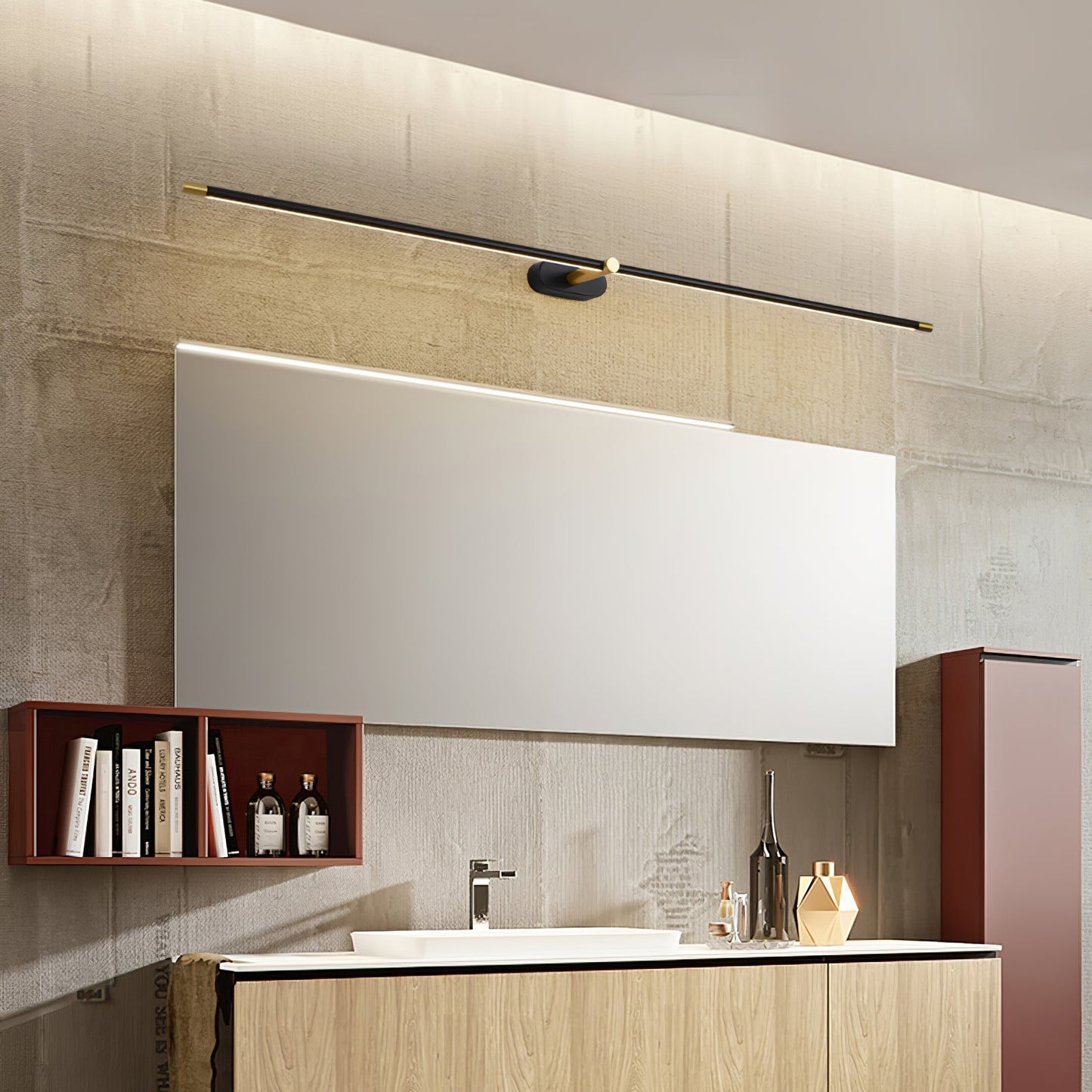 Minimalistyczna Lampa Ścienna LED w Linii