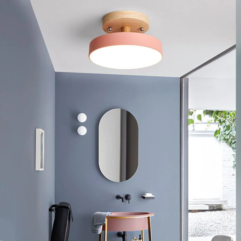 Inspirowana naturą lampa sufitowa w stylu skandynawskim – lampa natynkowa do nowoczesnego domu