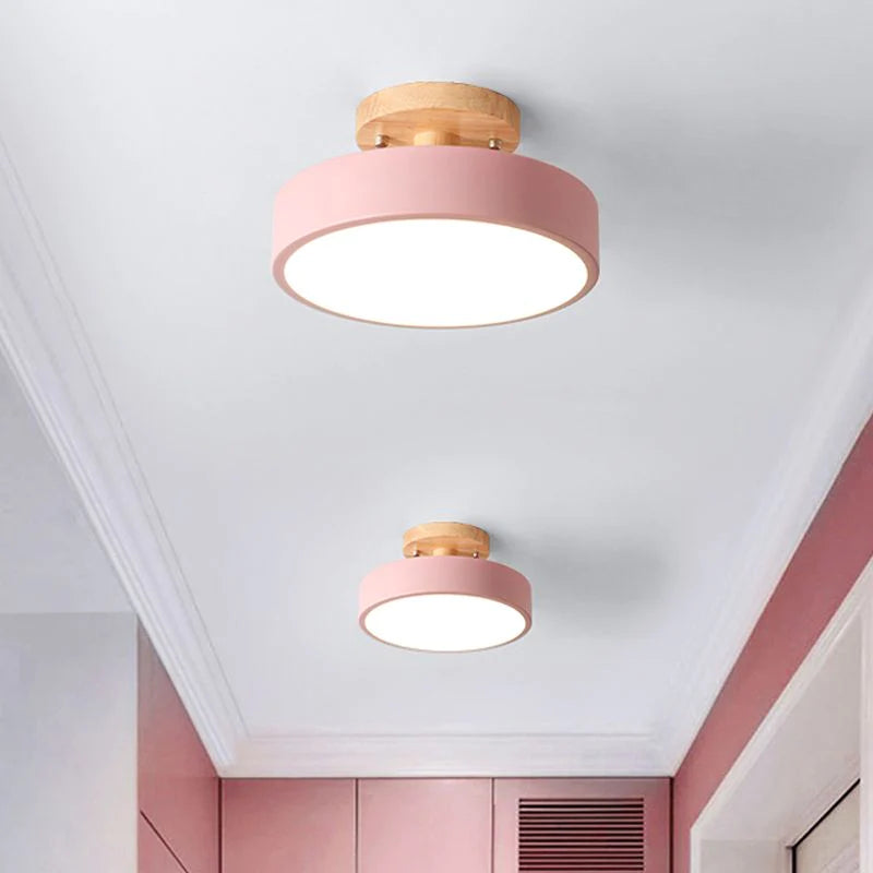 Inspirowana naturą lampa sufitowa w stylu skandynawskim – lampa natynkowa do nowoczesnego domu