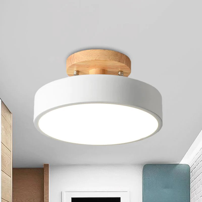 Inspirowana naturą lampa sufitowa w stylu skandynawskim – lampa natynkowa do nowoczesnego domu