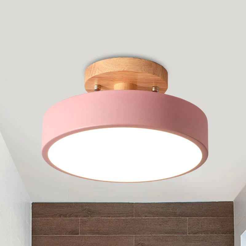 Inspirowana naturą lampa sufitowa w stylu skandynawskim – lampa natynkowa do nowoczesnego domu