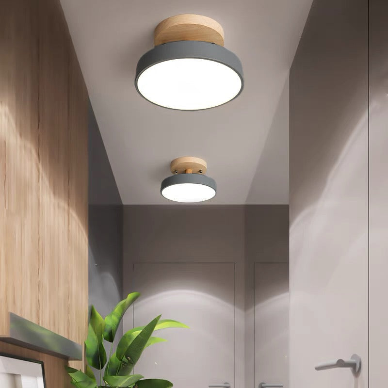 Inspirowana naturą lampa sufitowa w stylu skandynawskim – lampa natynkowa do nowoczesnego domu