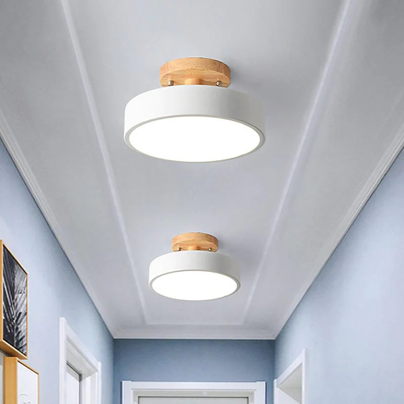 Inspirowana naturą lampa sufitowa w stylu skandynawskim – lampa natynkowa do nowoczesnego domu