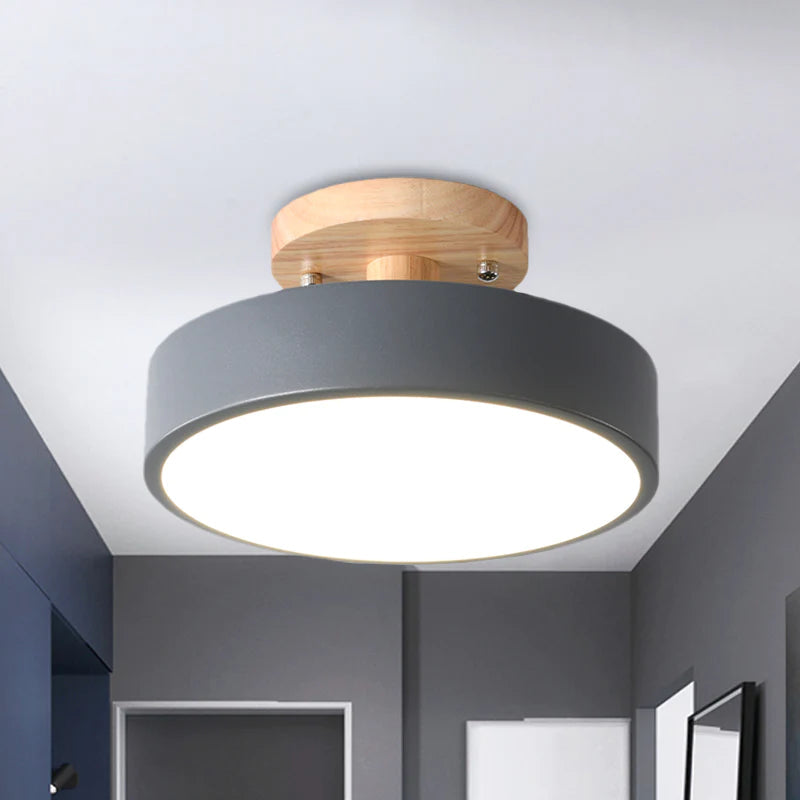 Inspirowana naturą lampa sufitowa w stylu skandynawskim – lampa natynkowa do nowoczesnego domu
