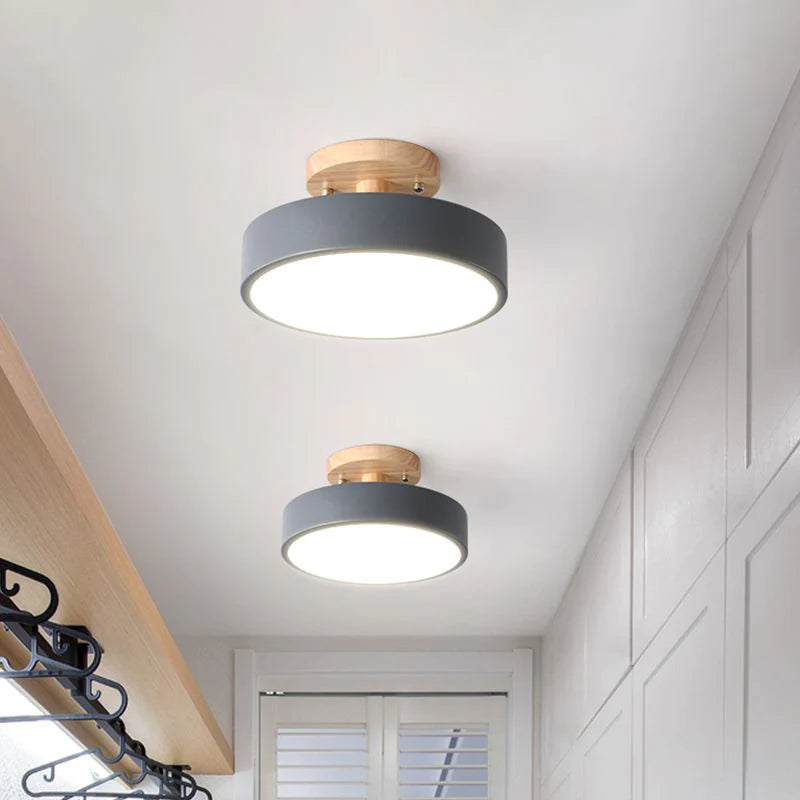 Inspirowana naturą lampa sufitowa w stylu skandynawskim – lampa natynkowa do nowoczesnego domu