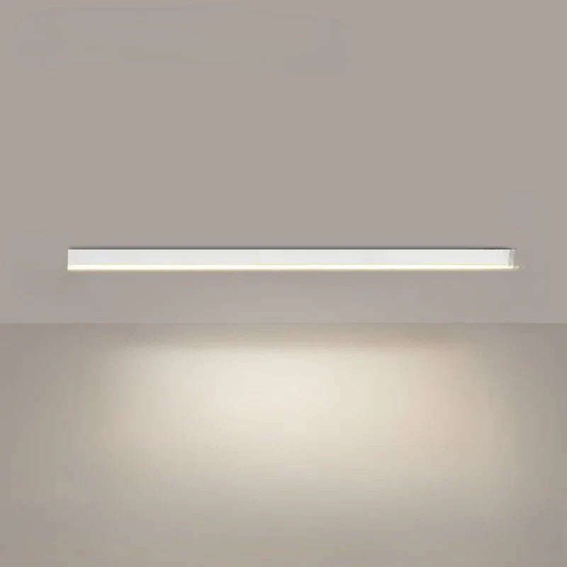 Smukłe liniowe lampy sufitowe LED w stylu skandynawskim