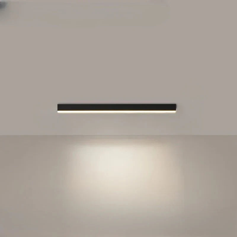 Smukłe liniowe lampy sufitowe LED w stylu skandynawskim