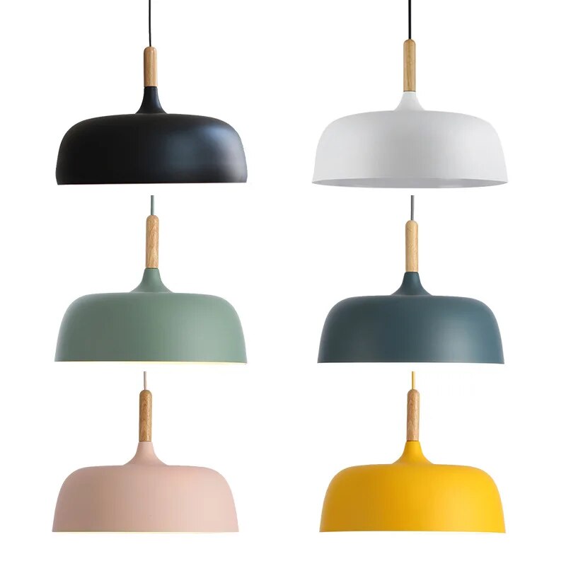 Wnętrza domowe skandynawska lampa wisząca LED do nowoczesnych wnętrz