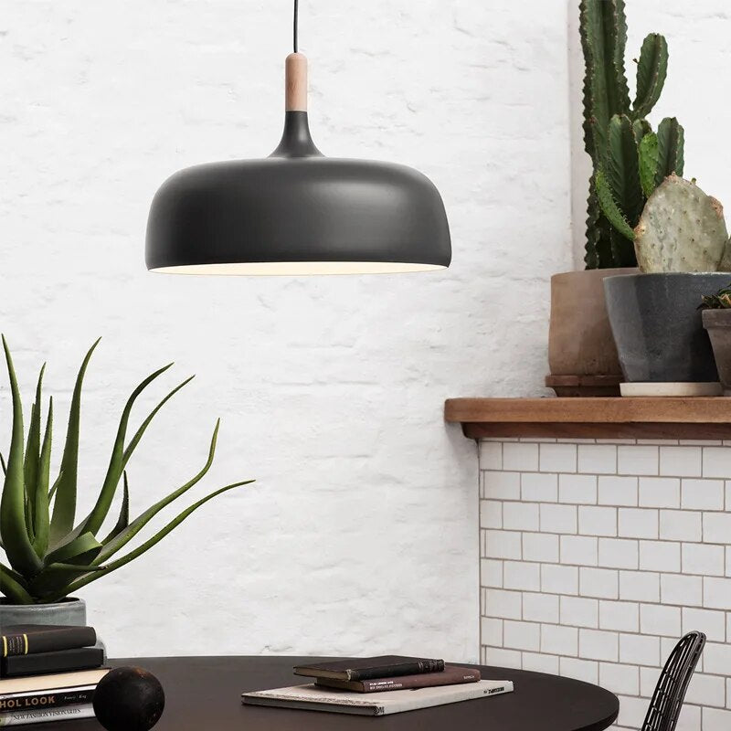 Wnętrza domowe skandynawska lampa wisząca LED do nowoczesnych wnętrz